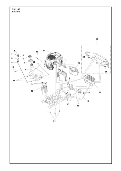 Husqvarna 547403135 onderdelentekening - positie 21