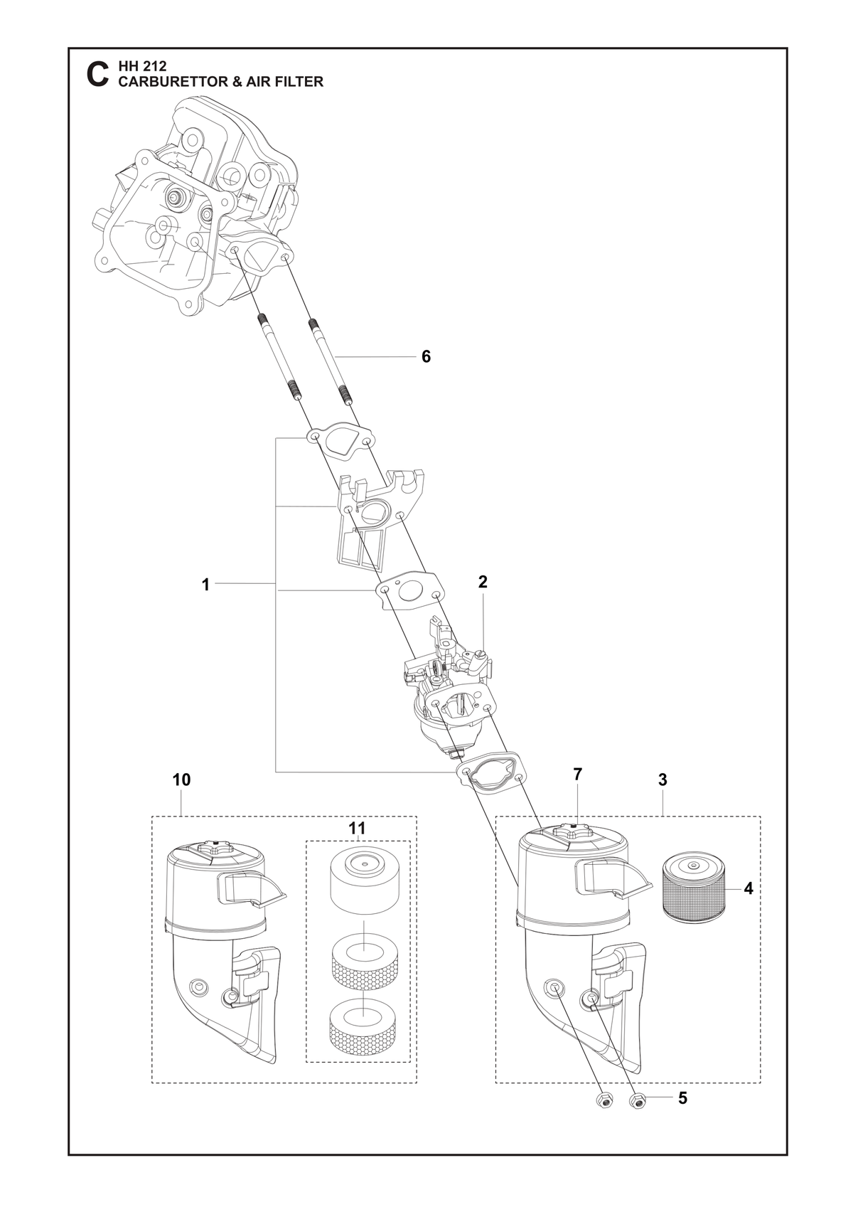 Husqvarna 531147314 onderdelentekening - positie 2