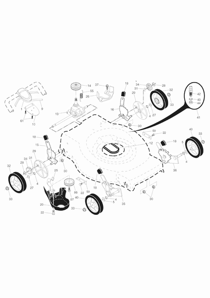 Husqvarna 586963001 onderdelentekening - positie 14