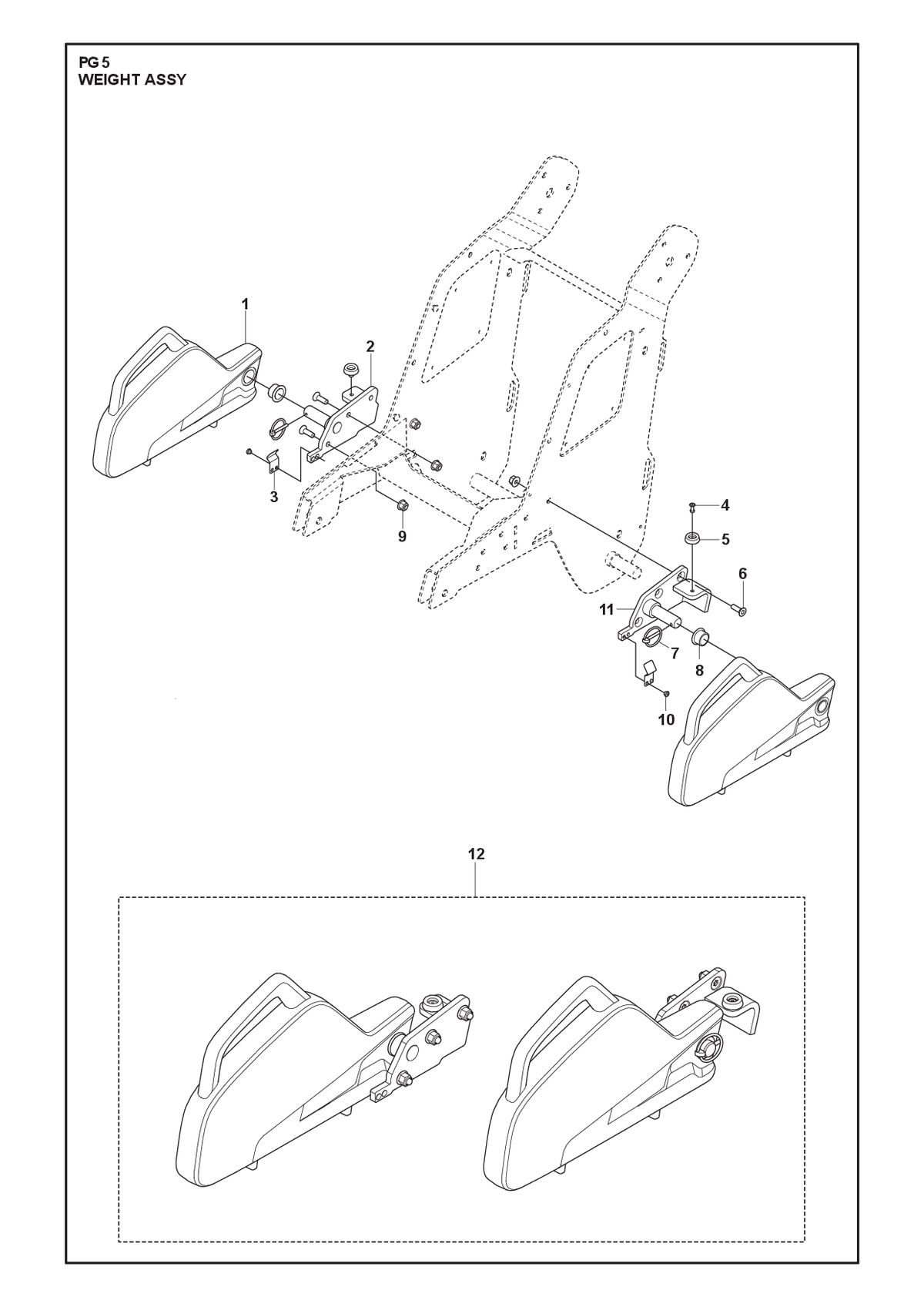 Husqvarna 595722301 onderdelentekening - positie 2