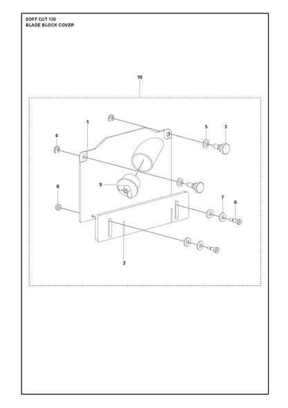Husqvarna 505588001 onderdelentekening - positie 2