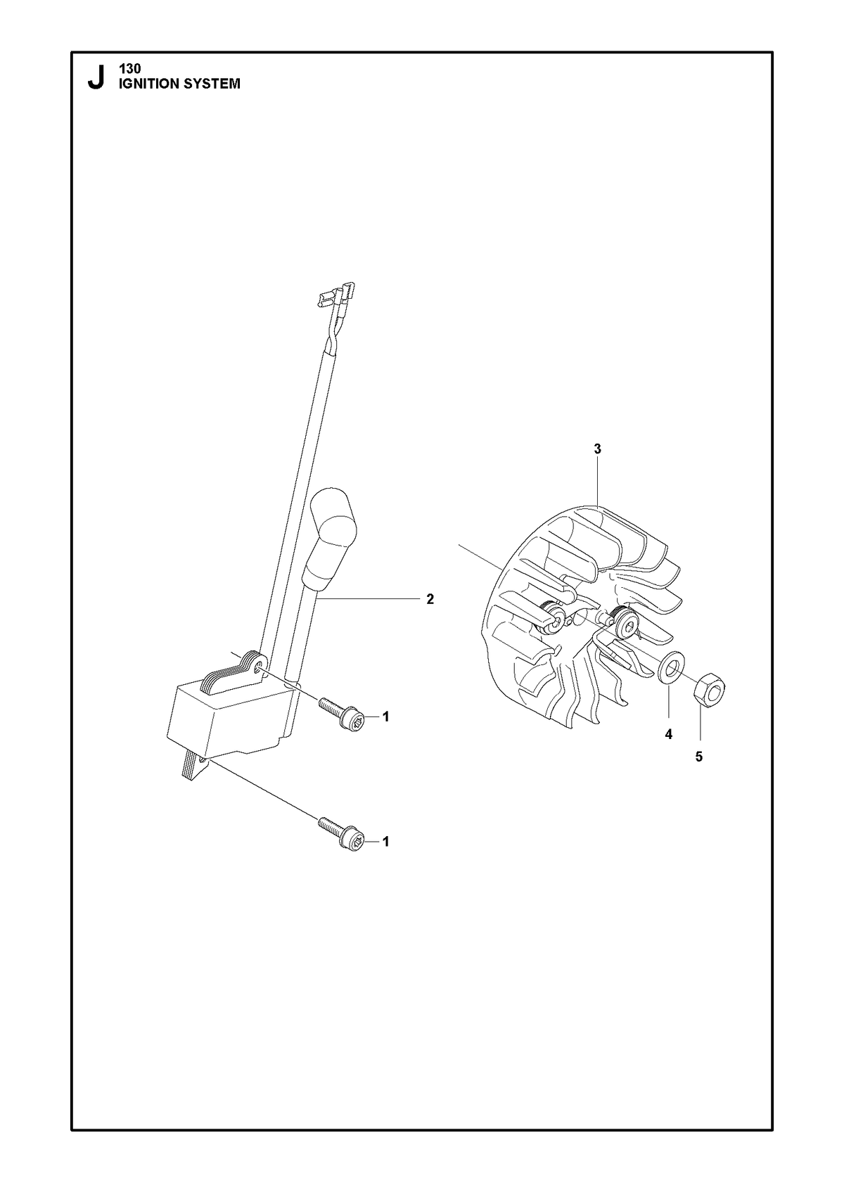 Husqvarna 597564002 onderdelentekening - positie 2