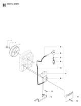 Husqvarna 544260301 onderdelentekening - positie 6