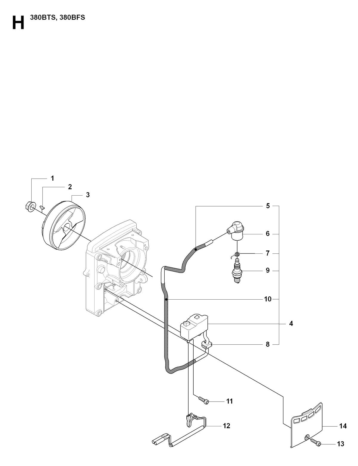 Husqvarna 544260301 onderdelentekening - positie 6