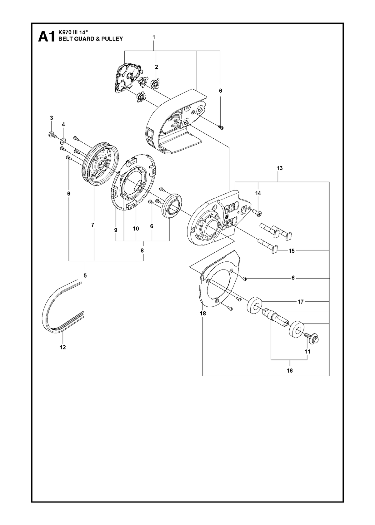 Husqvarna 586743701 onderdelentekening - positie 2