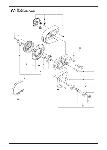 Husqvarna 505445405 onderdelentekening - positie 8