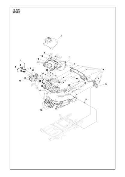 Husqvarna 547403002 onderdelentekening - positie 4