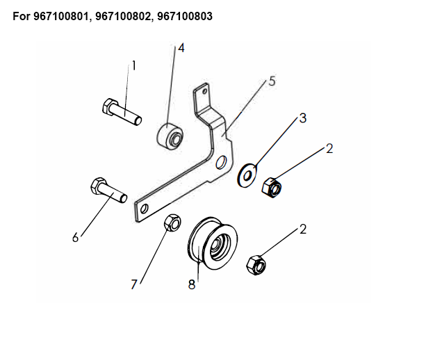 Husqvarna 577522301 onderdelentekening - positie 4