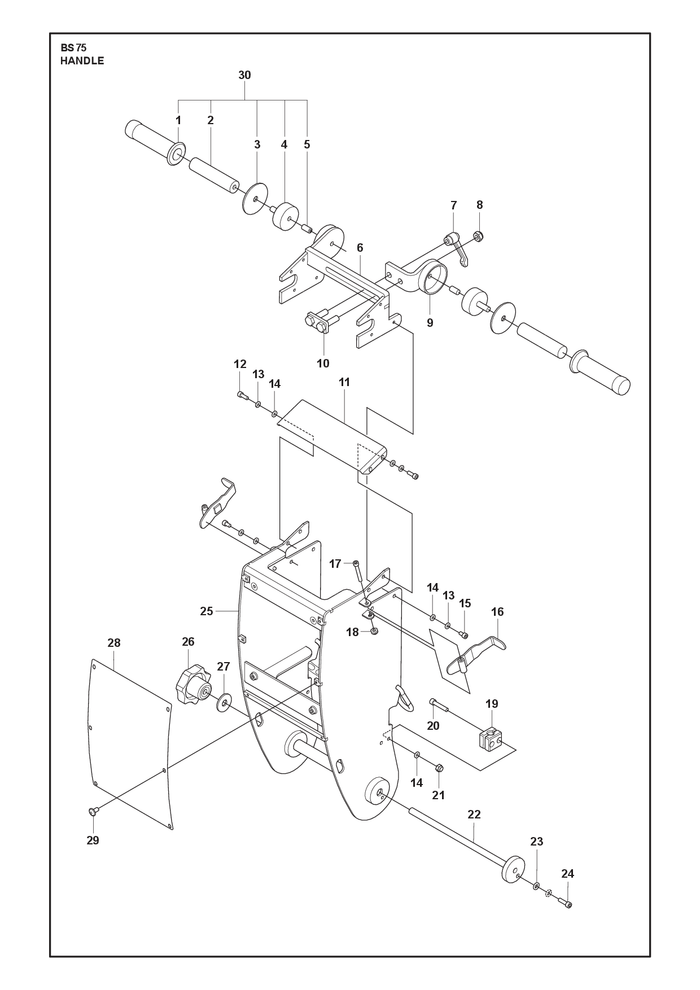 Husqvarna 725537901 onderdelentekening - positie 17