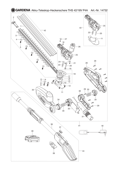 Husqvarna 586647801 onderdelentekening - positie 21