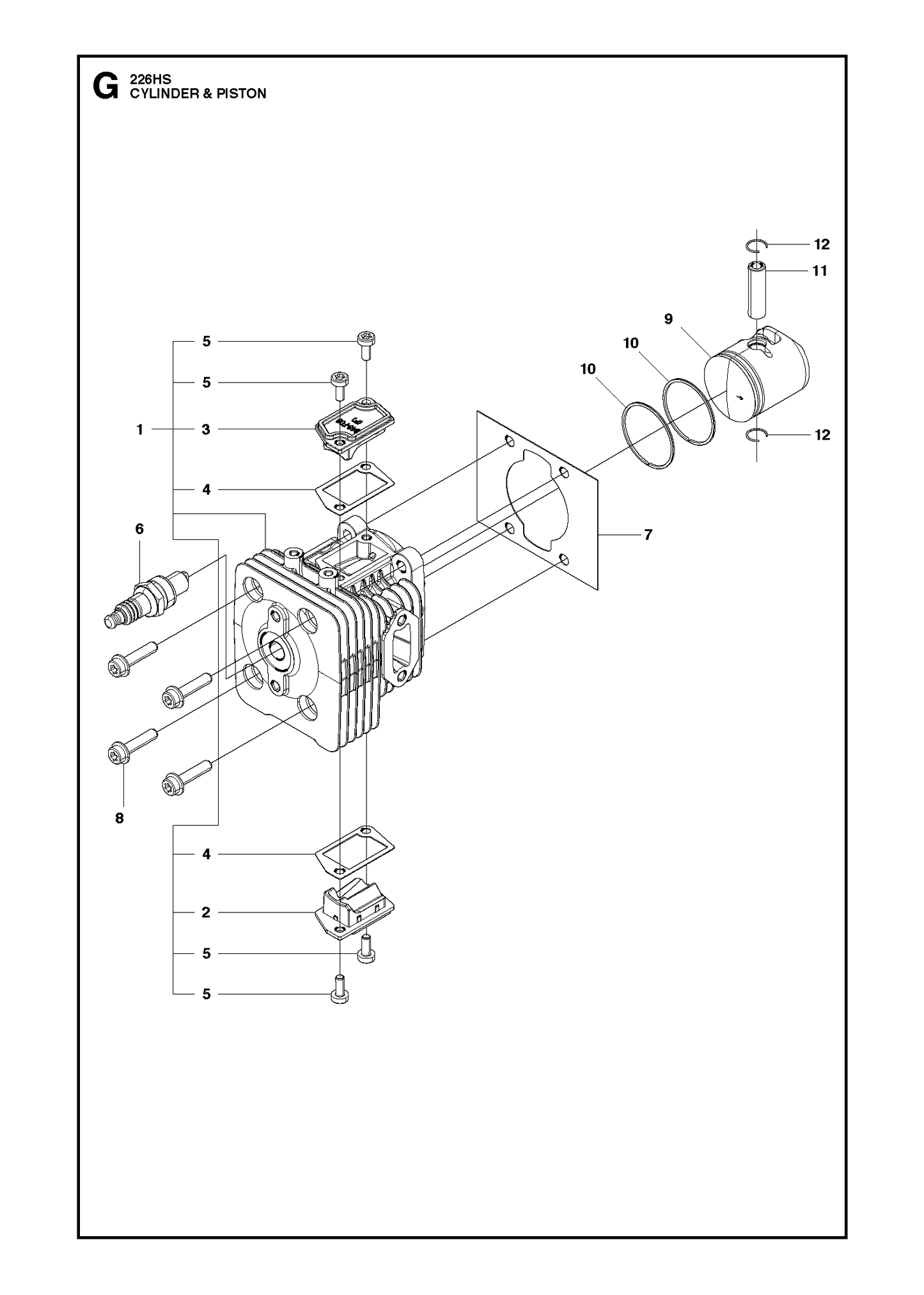 Husqvarna 506654301 onderdelentekening - positie 4