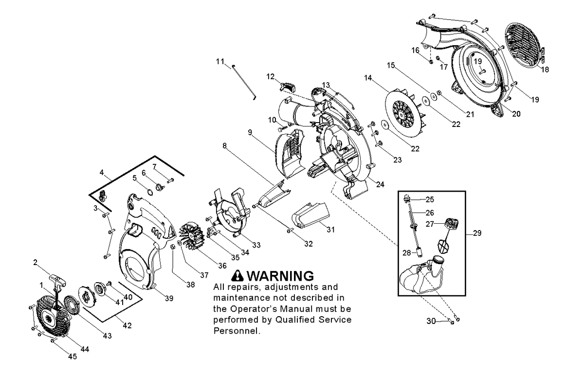 Husqvarna 545081818 onderdelentekening - positie 42