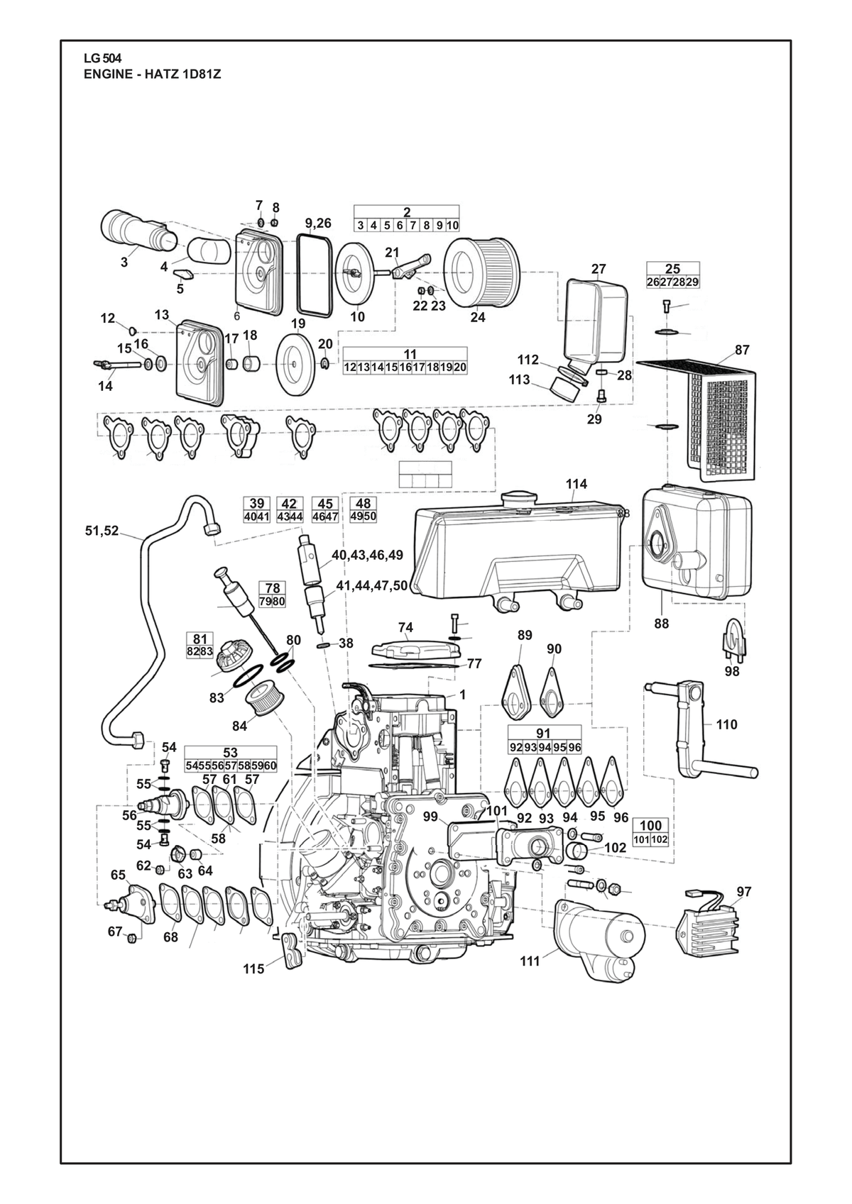 Husqvarna 595471901 onderdelentekening - positie 58