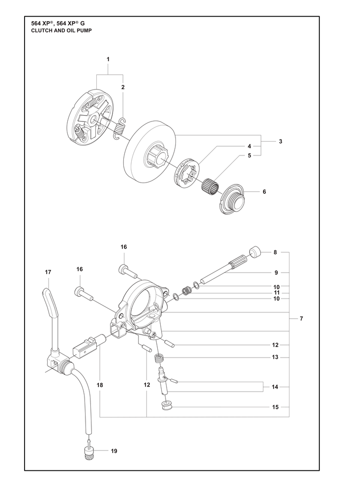 Husqvarna 599858201 onderdelentekening - positie 2