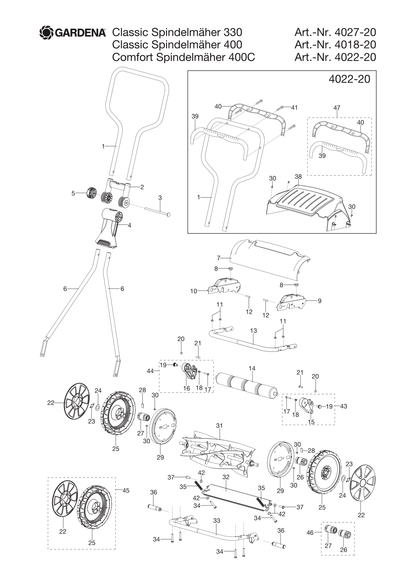 Husqvarna 586957901 onderdelentekening - positie 1