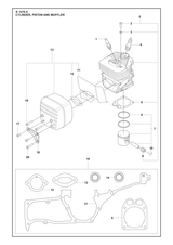 Husqvarna 502850801 onderdelentekening - positie 18