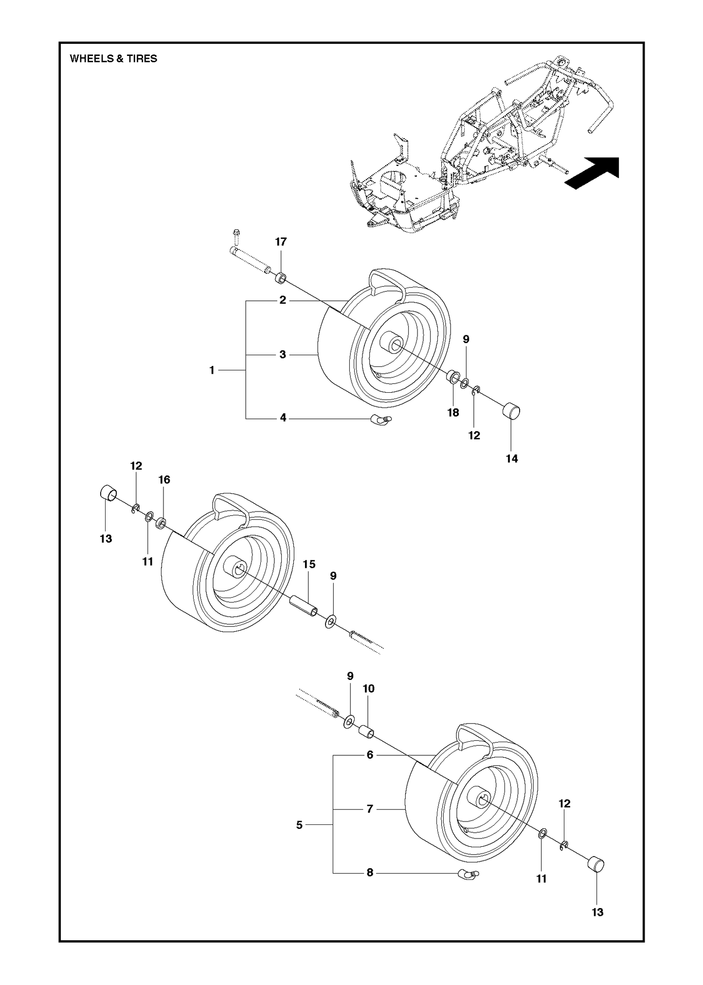 Husqvarna 506596213 onderdelentekening - positie 15