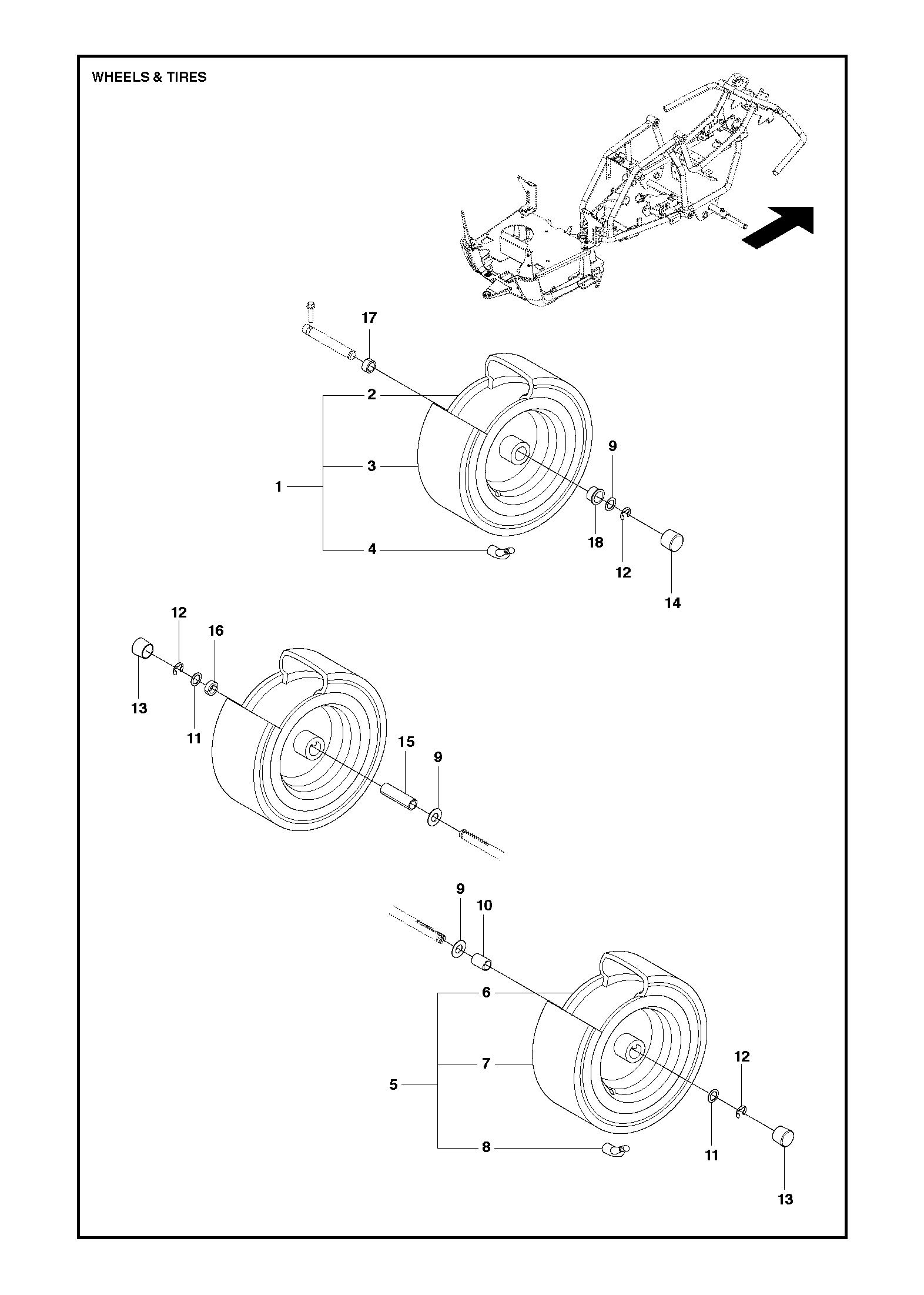 Husqvarna 506596213 onderdelentekening - positie 15