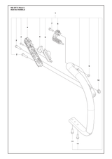 Husqvarna 531028102 onderdelentekening - positie 1