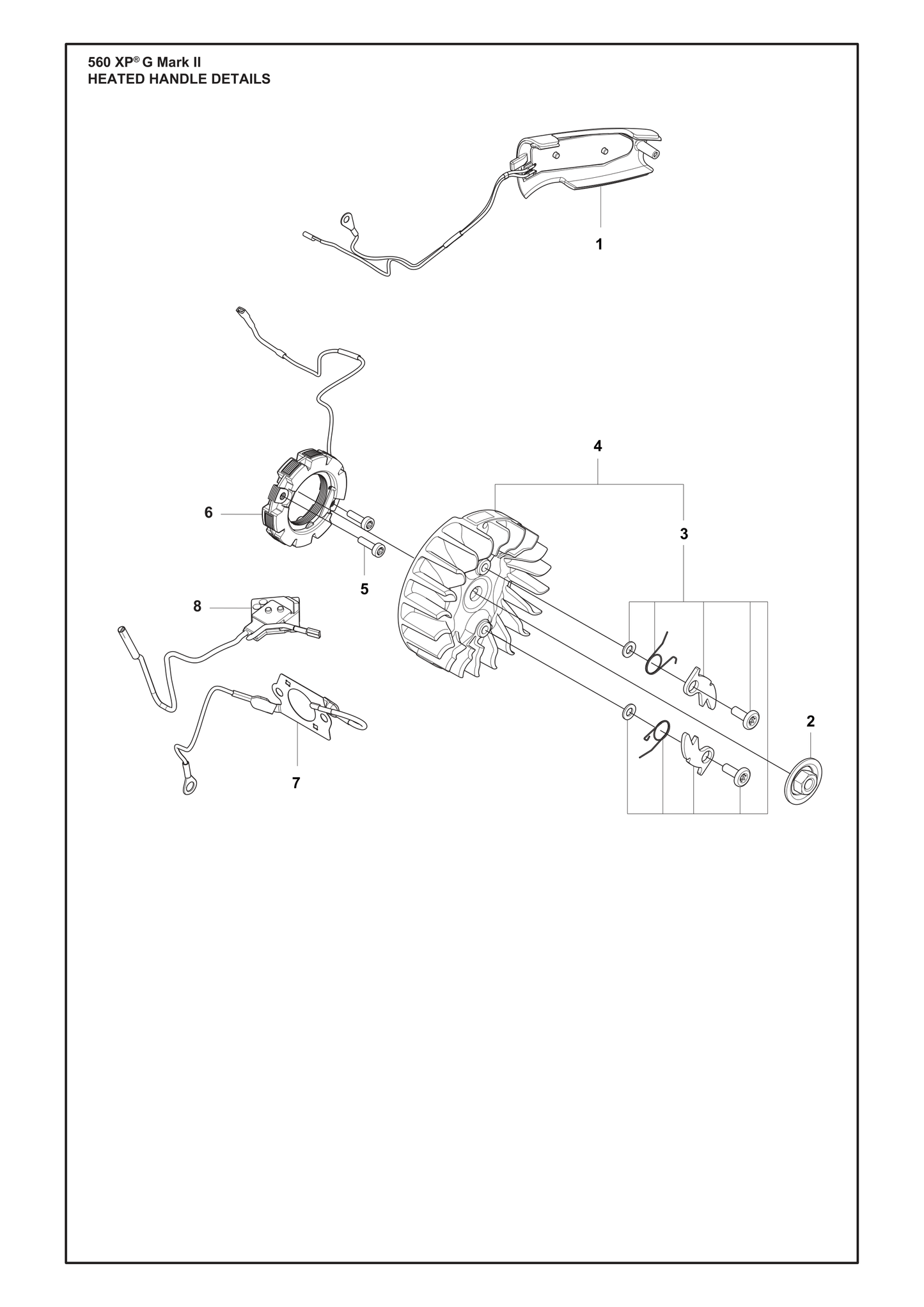 Husqvarna 504872404 onderdelentekening - positie 4