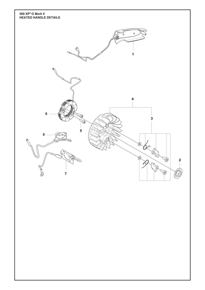 Husqvarna 504872404 onderdelentekening - positie 4