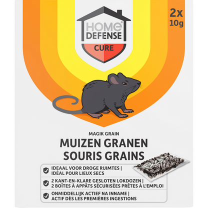 Home Defense Magik Grain Muizenlokdoos Granen - 2 stuks