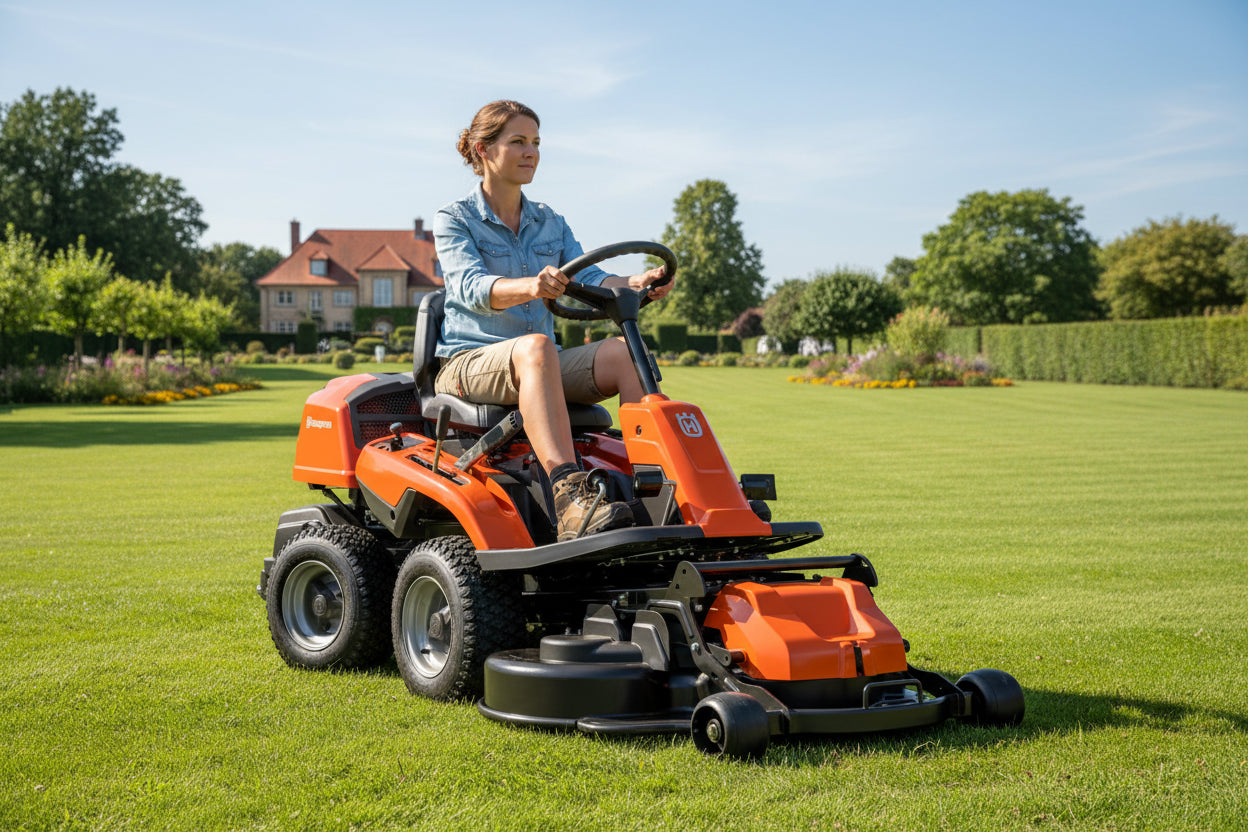 Husqvarna R 214TC 103 Zitmaaier - maaibreedte 103 cm- keizers.nu