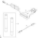 STIHL IA004005500 Laadadapter IMOW positie 1 technische tekening