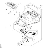 STIHL IA014301405 Elektronisch moduul positie 10 technische tekening