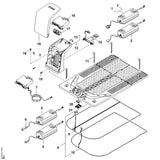 STIHL IA014323800 Afdekkap positie 17 technische tekening