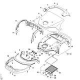 STIHL IA019671504 Typeplaatje iMOW 6 EVO positie 4 technische tekening