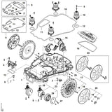 STIHL IA017607602 Wieldop compl. positie 20 technische tekening