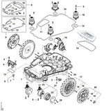 STIHL IA017607601 Wieldop compl. positie 20 technische tekening