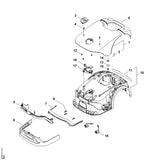STIHL IA027802002 Afdekkap EVO positie 1 technische tekening