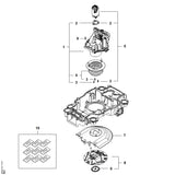 STIHL IA027805611 Maaihoogte-instelling EVO positie 1 technische tekening