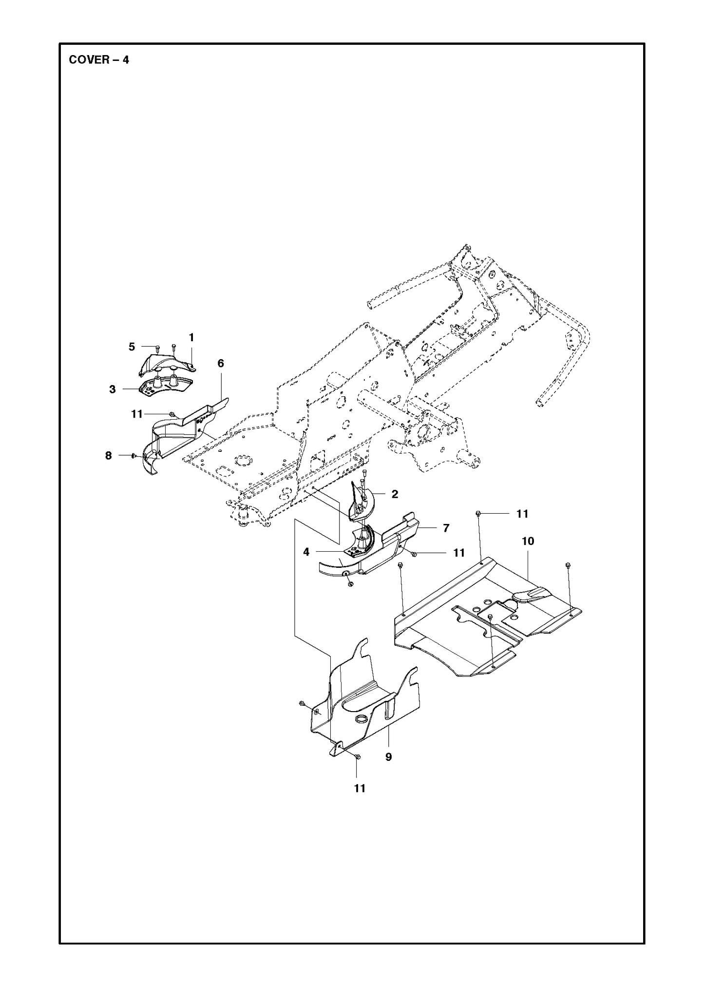 Husqvarna 510222304 onderdelentekening - positie 6