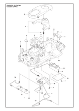 Husqvarna 536658501 onderdelentekening - positie 15