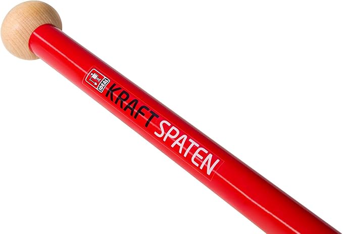 IDEAL Krachtspade  met OPSTAP, stalen knopsteel 92 cm en hardhouten knop