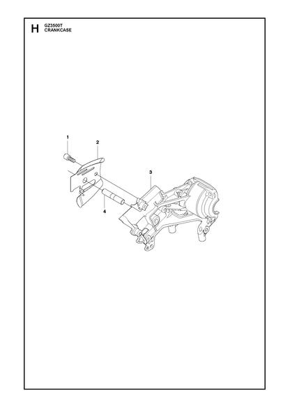 Husqvarna 522643401 onderdelentekening - positie 2