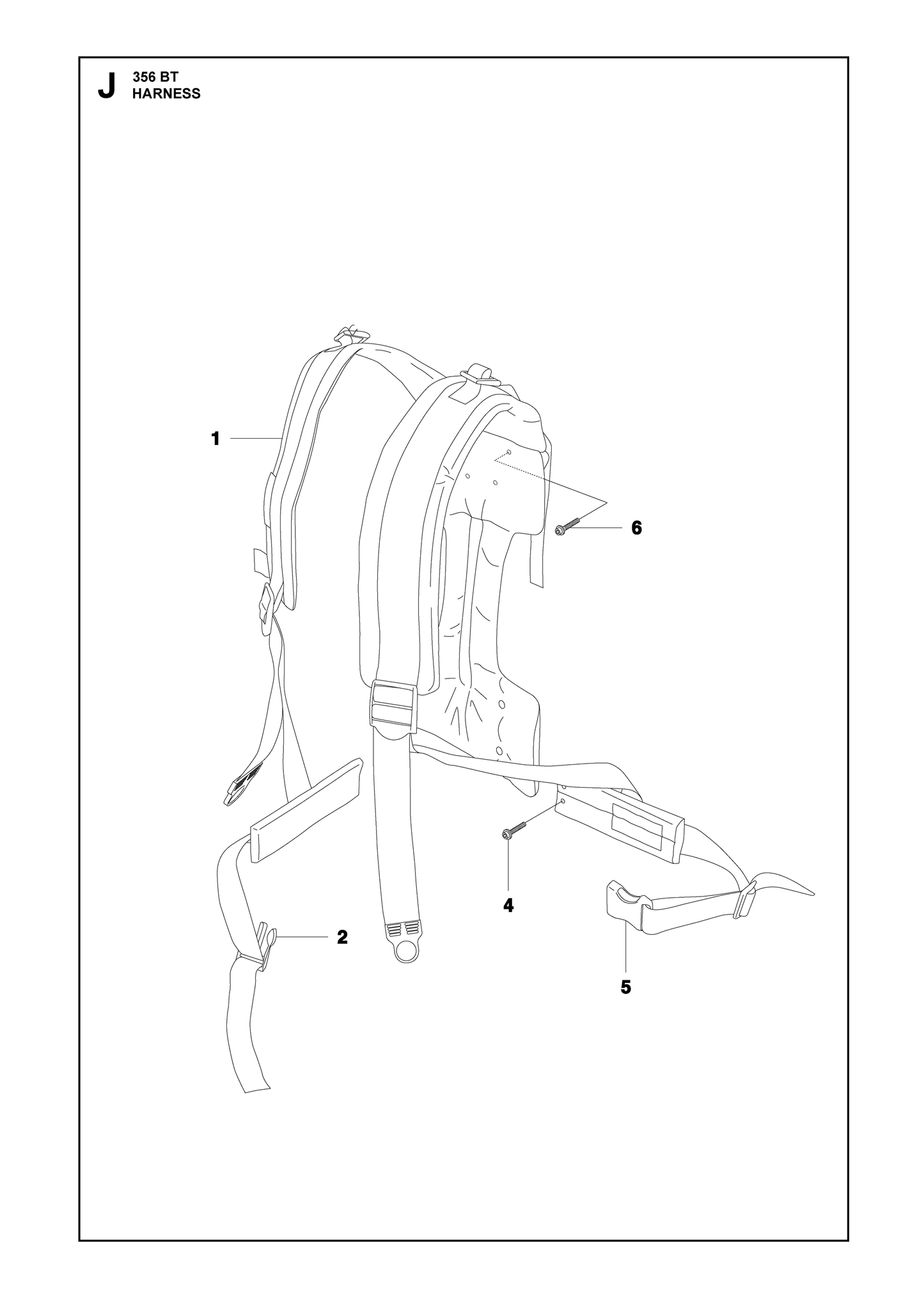 Husqvarna 504568601 onderdelentekening - positie 1