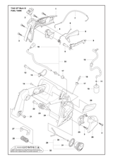 Husqvarna 529904301 onderdelentekening - positie 9