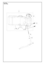 Husqvarna 529868801 onderdelentekening - positie 1