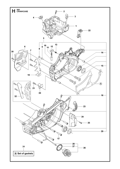 Husqvarna 578400501 onderdelentekening - positie 19