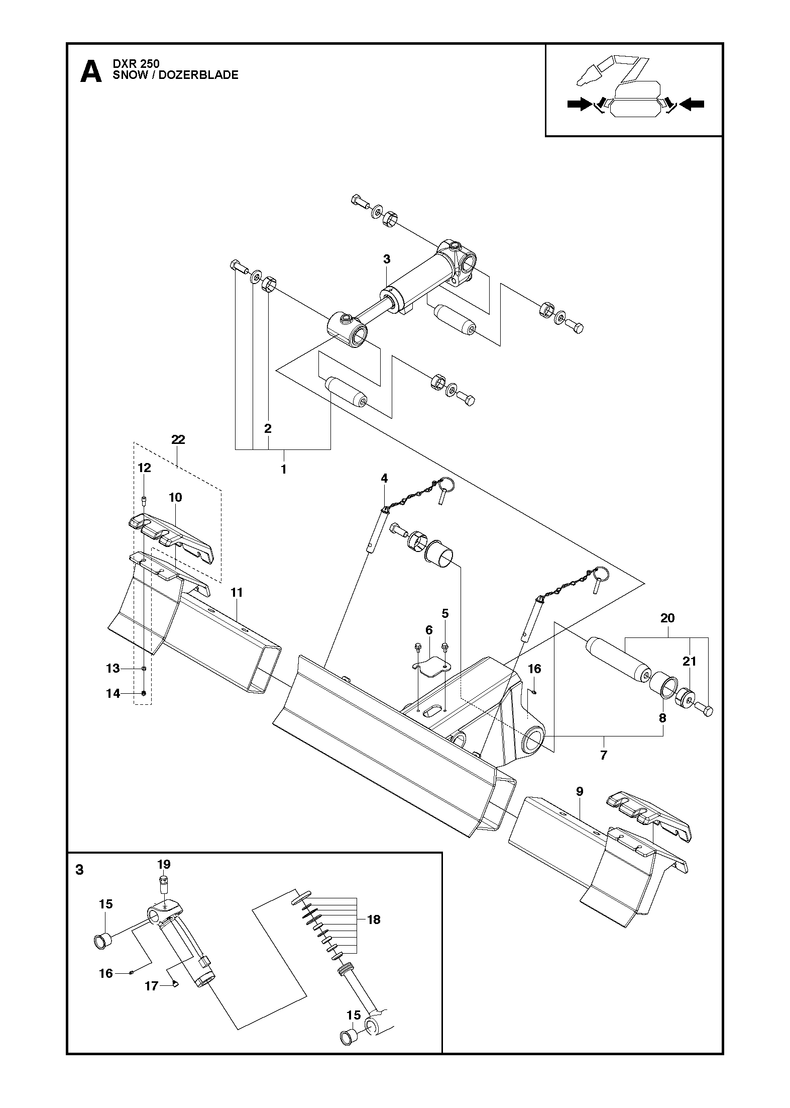 Husqvarna 505251801 onderdelentekening - positie 1