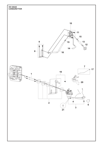 Husqvarna 531147747 onderdelentekening - positie 20