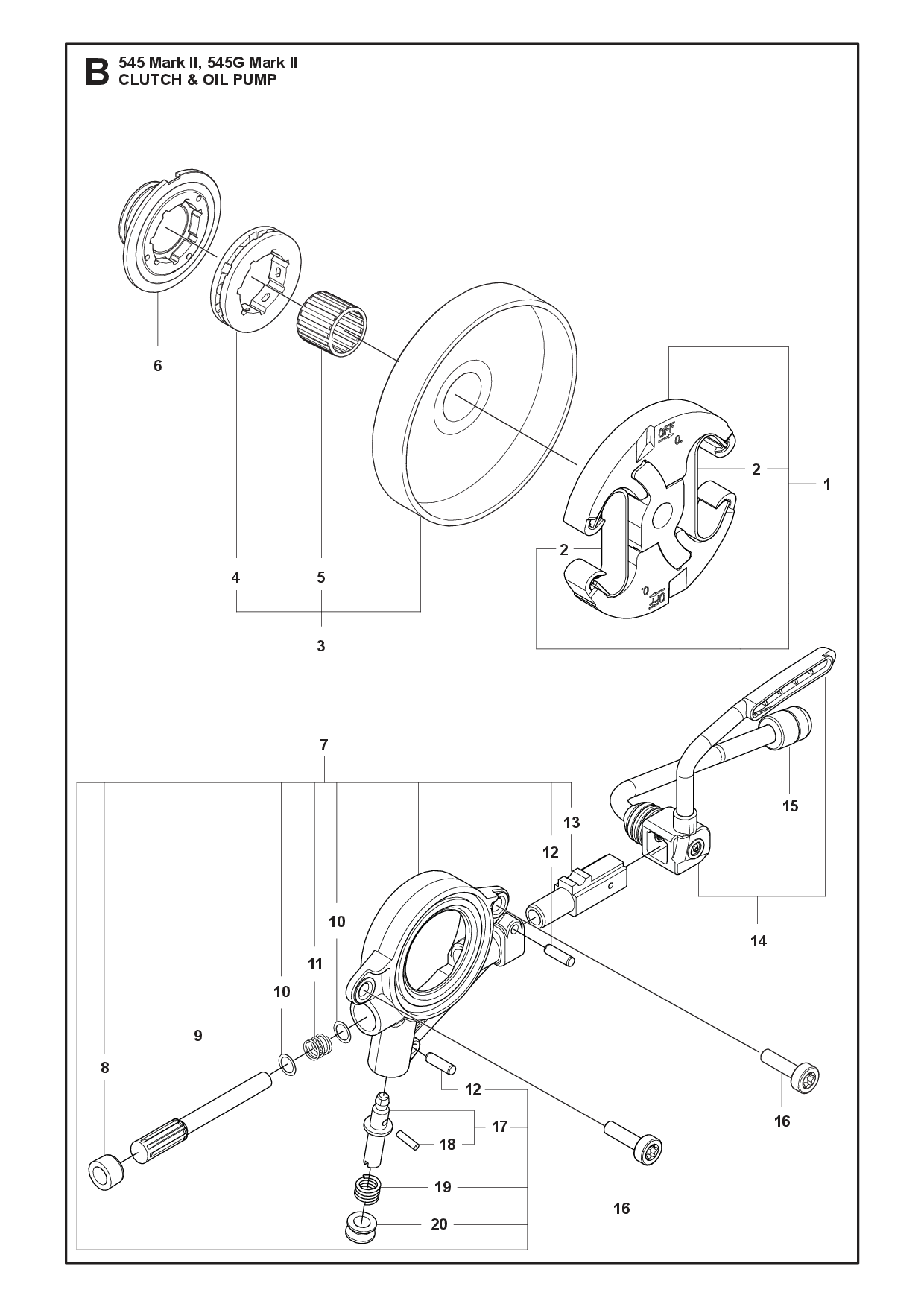 Husqvarna 505200204 onderdelentekening - positie 9