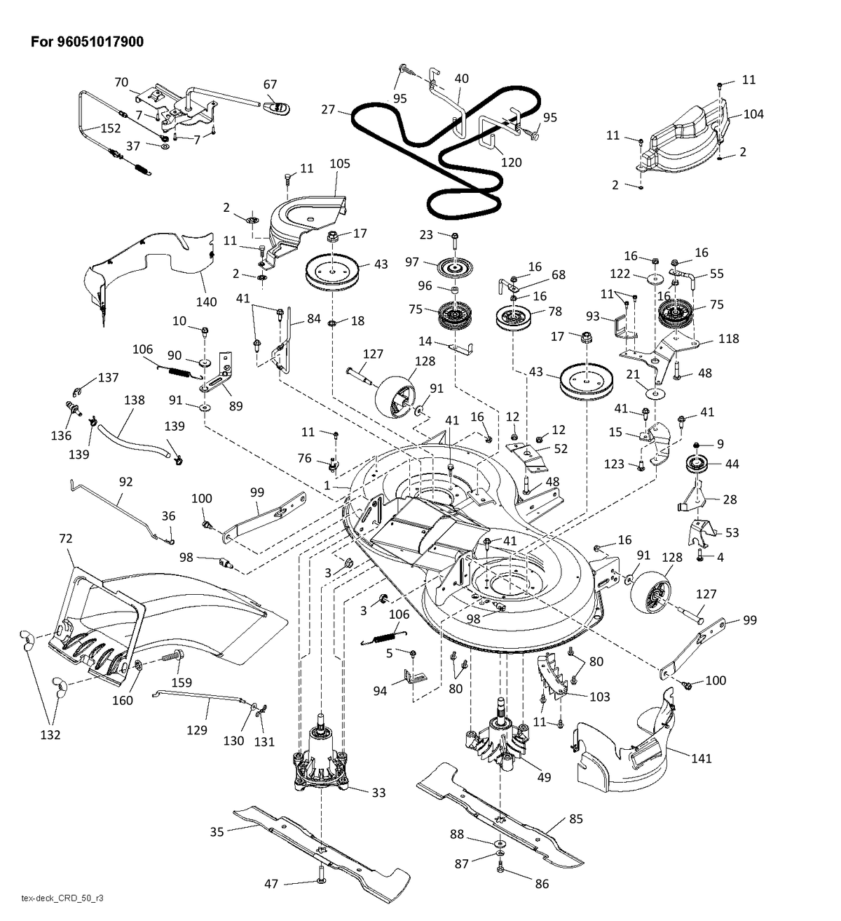 Husqvarna 592854902 onderdelentekening - positie 93