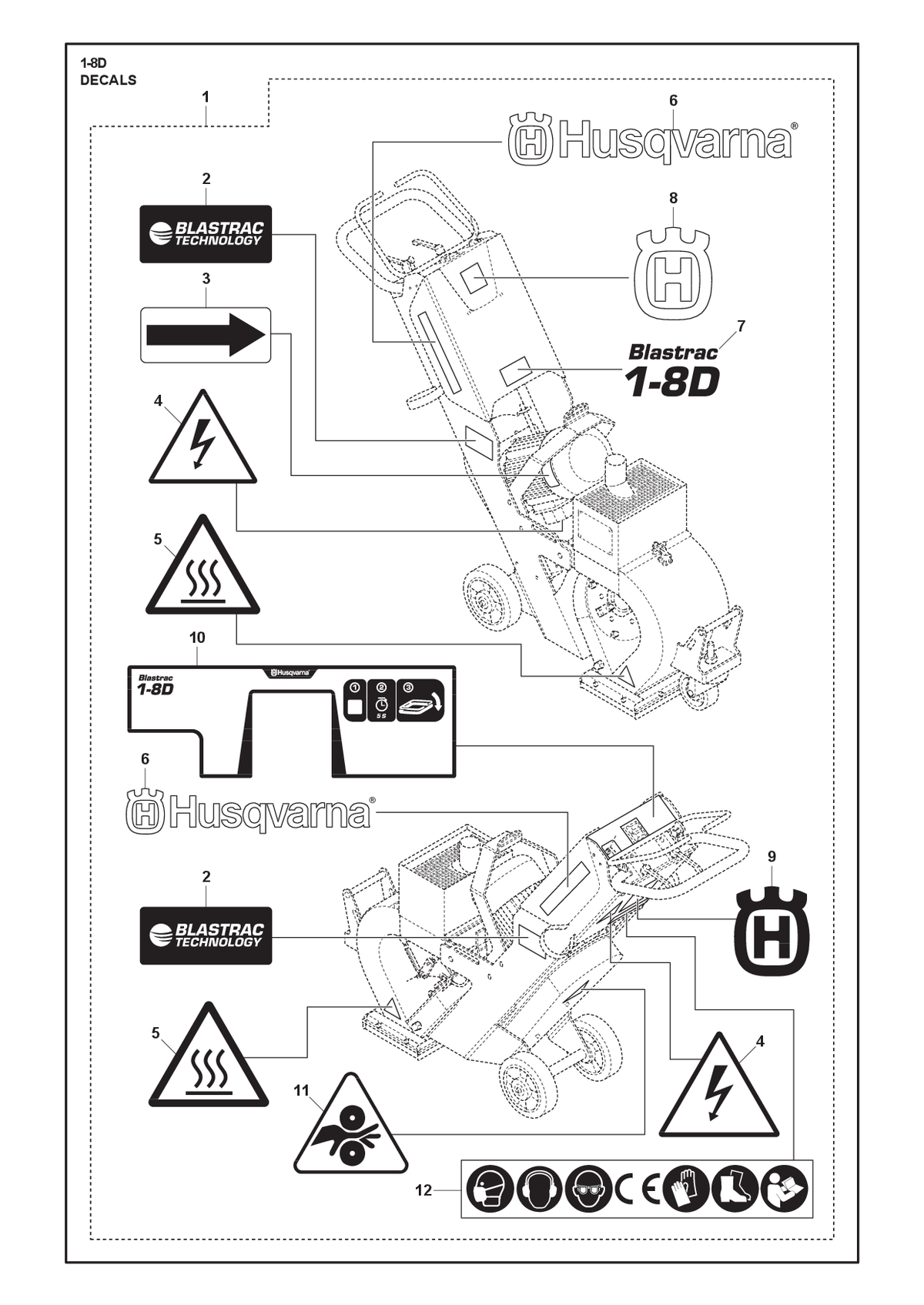 Husqvarna 548276201 onderdelentekening - positie 7
