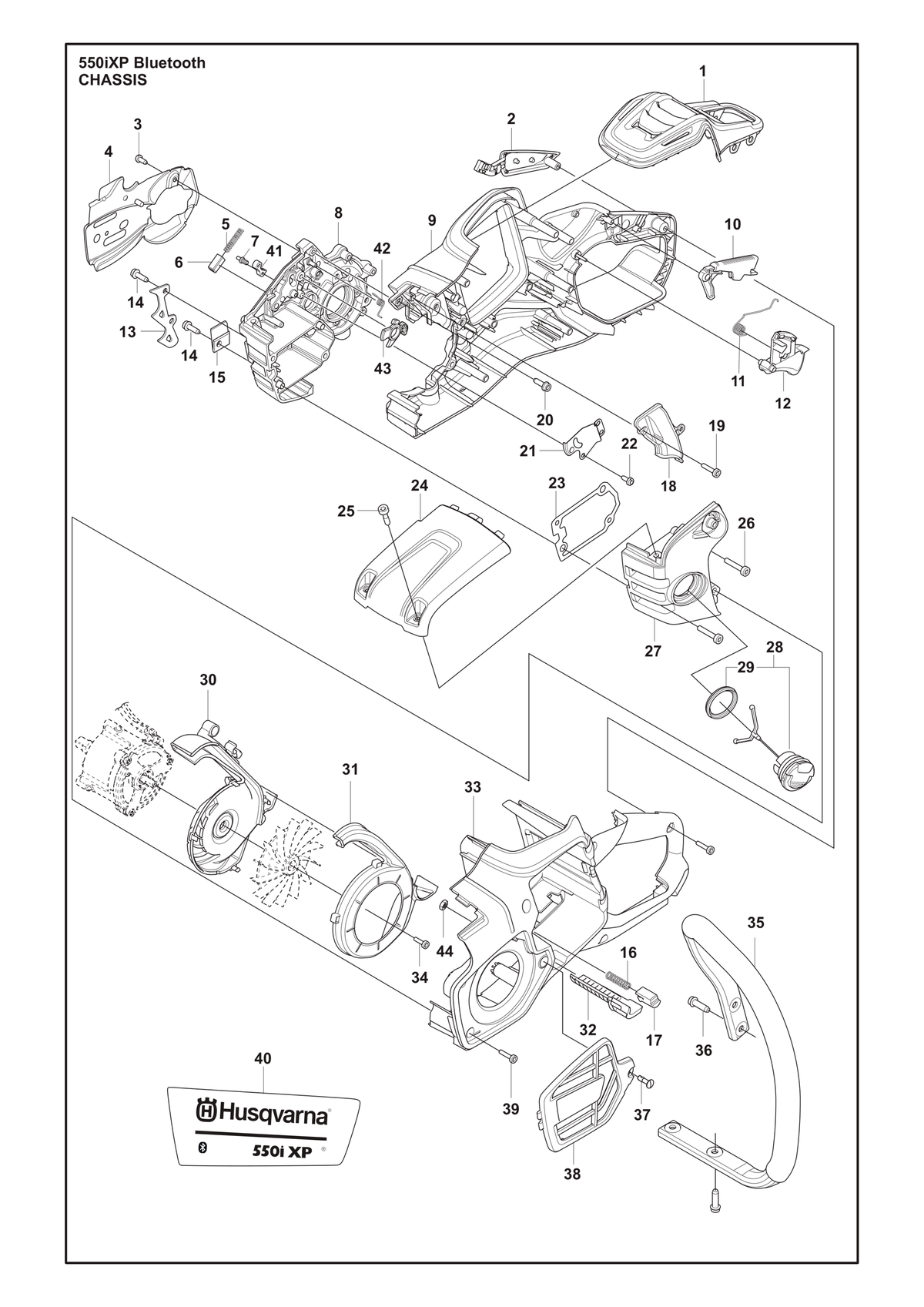 Husqvarna 546149701 onderdelentekening - positie 30