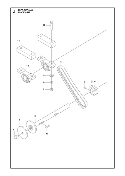 Husqvarna 505491504 onderdelentekening - positie 2